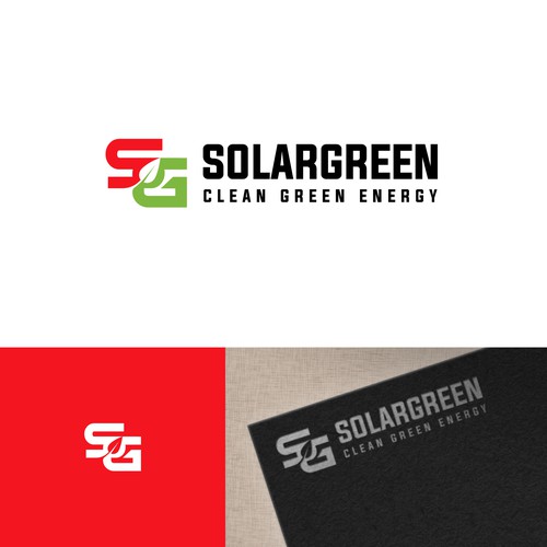 Logo for solar retailer, SolarGreen Design by Web Hub Solution