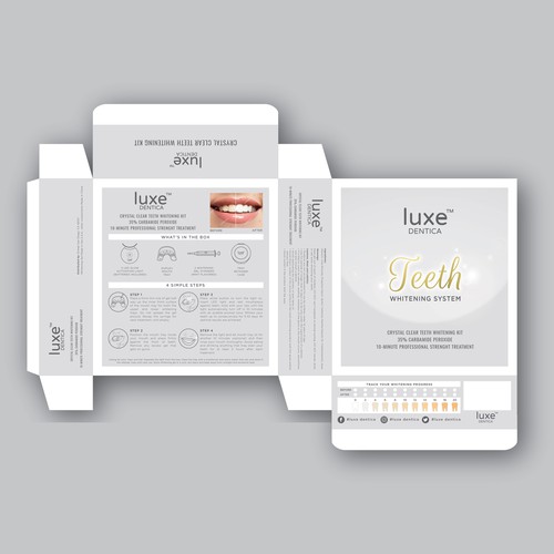 Teeth whitening packaging Design by emmafoo