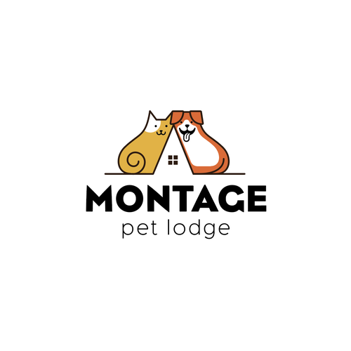 Pet hotel logo Design by MrsR1ck3rt