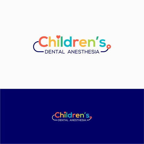 Children’s dental anesthesia company logo Design by Logood.id