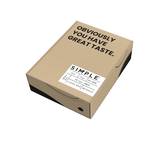 SIMPLE shipping box Design by Shisiouk