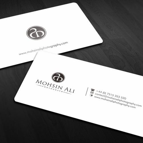 New business card wanted for Mohsin Ali Photography Design by Xclusive16