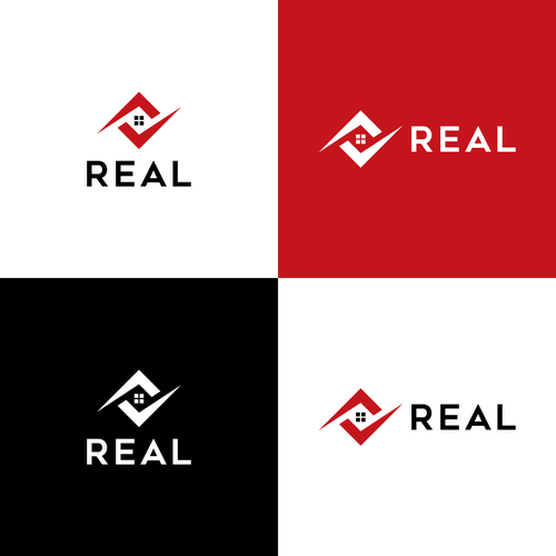 Logo for Real, project management consultancy in luxury real estate and construction Design by Zenius_