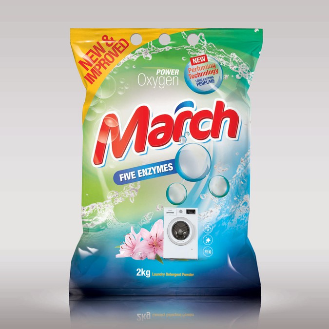 Talented designers show up to make a breathtaking laundry powder packet Product packaging contest