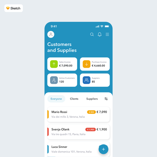 accounting application mobile Design by Dedy S