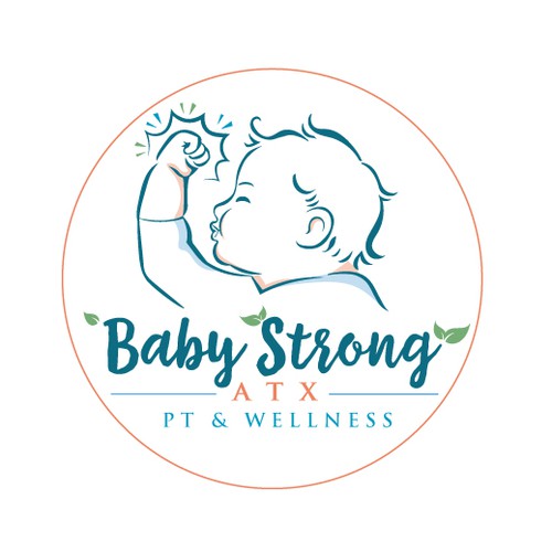 Baby Strong ATX (Physical Therapy & Infant Wellness) Design by Art and Pixels