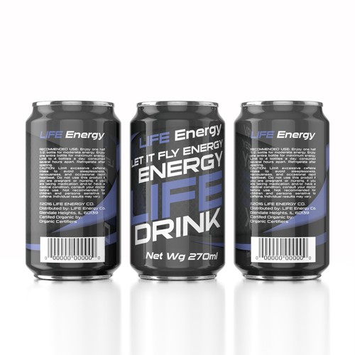 Energy Drink Can & Box Redesign | Product packaging contest