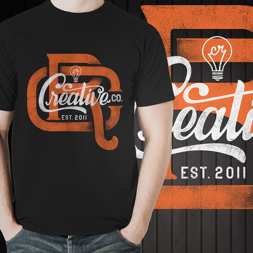 Create a Vintage T-Shirt Design for a Marketing Company Design by Affan2fly