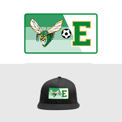Edina High School Girls Soccer Hat Patch to be worn by team and supporters for the 2023 season.  Tea Design por PalenciaDesigns