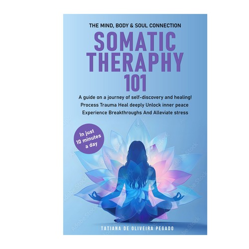 Beautiful & powerful book cover with a lotus flower design Design by 99_master