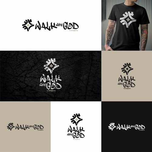 Walk With God Minimalist Luxury Logo for a Modern Faith & Fashion Brand Design by Alexander Ryashin
