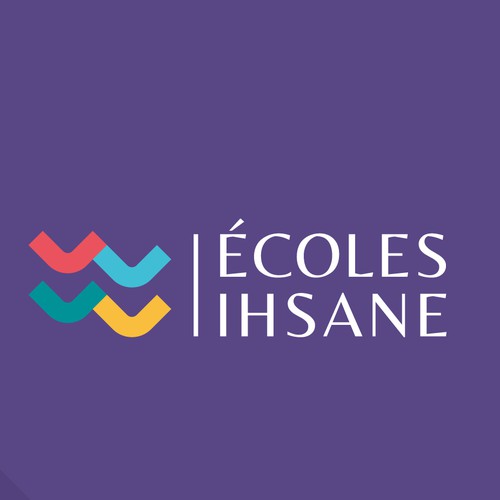 Logo des Écoles IHSANE créatif & moderne Design by bloomintype