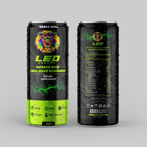 Energy Drink Label Design Ontwerp door Next Vision