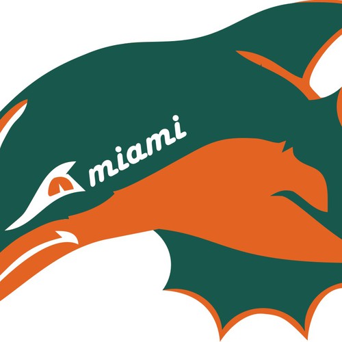 99designs community contest: Help the Miami Dolphins NFL team re-design its logo! Design réalisé par Vandesign555