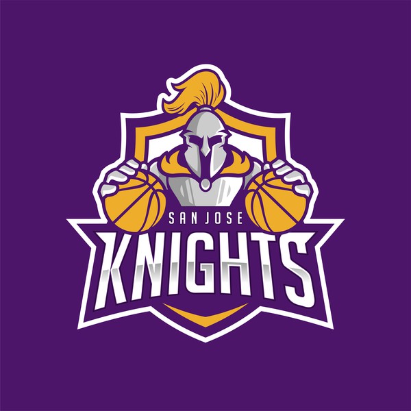 Mascot logo for basketball team.