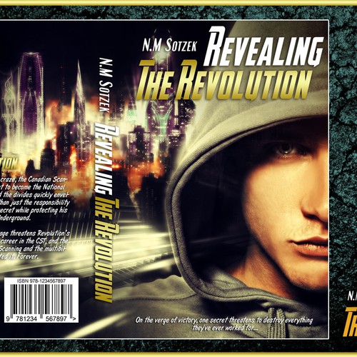 Design an awesome cover for Science/sports-fiction novel 'Revealing the Revolution' Design by FalaBogu