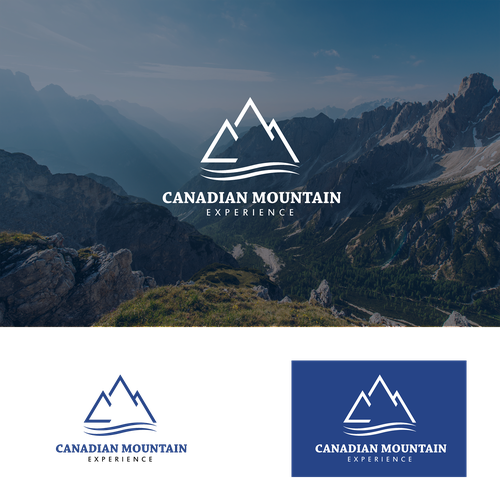 Canadian Mountain Experience Logo Diseño de One Frame