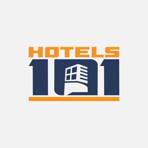 Create a logo for a podcast called - Hotels 101 - incorporate a hotel in the logo Design by inwin