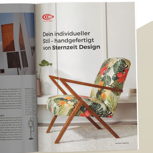 A4 Printanzeige - Sternzeit Design Möbel Design by Medstark