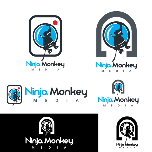 Create a cool character logo for a production company. Diseño de jabo