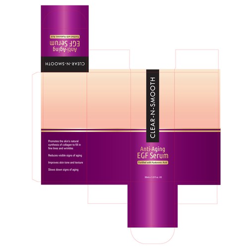 Face Serum Box Design Design by Abacusgrp