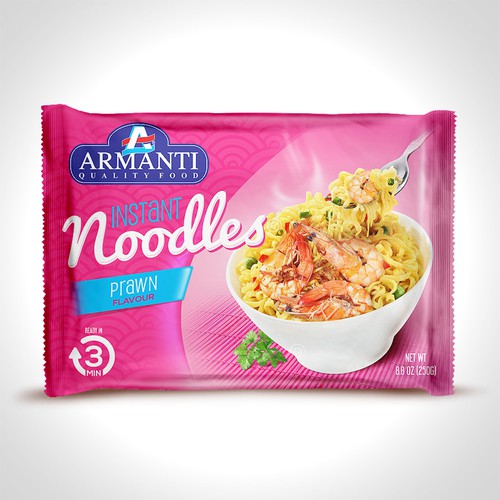 New Armanti Instant Noodles Design by tomdesign.org