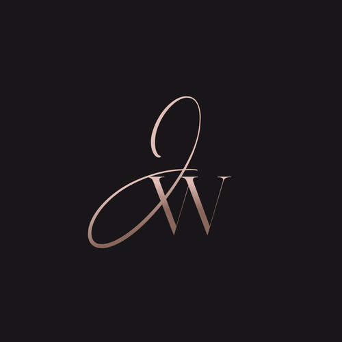 JW Script Logo Diseño de pixeldesign999