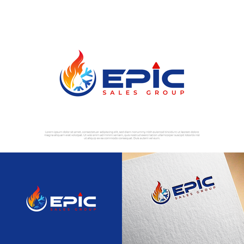 Design a simple yet bold logo for our new HVAC & Plumbing sales group! Design by Naztudio