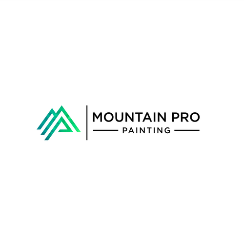 High-end, tech-focused Colorado painting company brand package Design by adam.h™