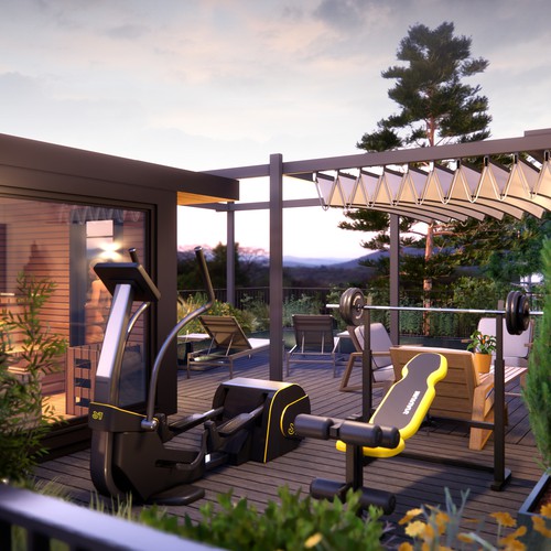 Ideation: Roof Top Terrace Design by D_MANN™