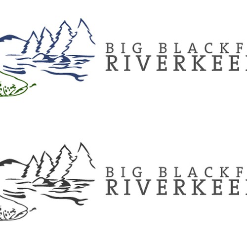 Logo for the Big Blackfoot Riverkeeper Réalisé par ingramm