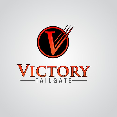 logo for Victory Tailgate Design por nimzz