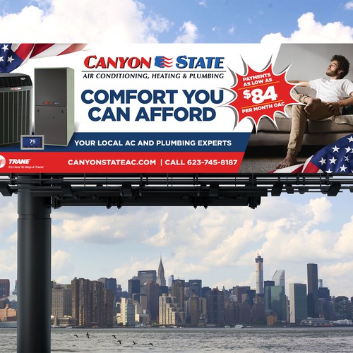 Design An Eye-Catching Billboard For An HVAC Company Design réalisé par Analyn26