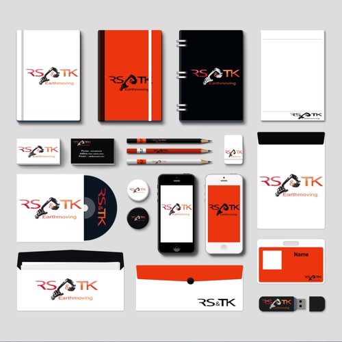 RS&TK Earthmoving needs a new logo Design by Snuka