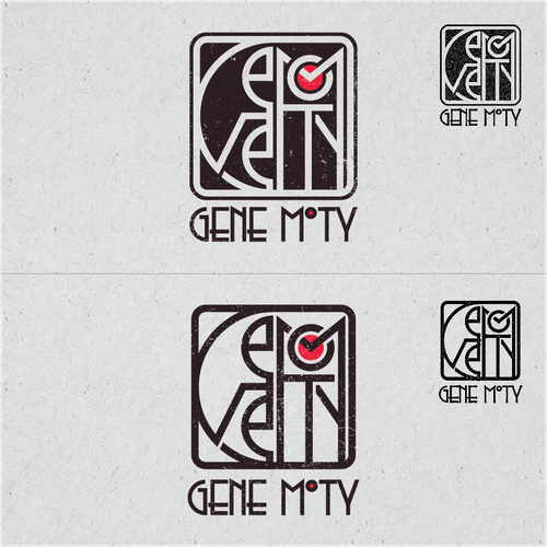 Create custom Vienna Secession Monogram style logo for and artist デザイン by AdinAB