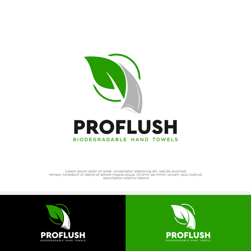 biodegradable flushable hand towels Design by AjiCahyaF