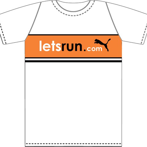 LetsRun.com Tshirt Design Contest Design by Amanda Lynne