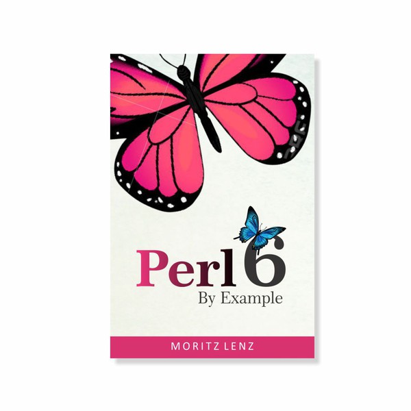 Design réalisé par dhira et intitulé "Programming Language Book Cover with a Butterfly"
