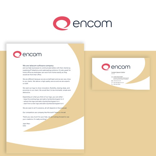 Minimalist Logo & Picto for a French new tech company Design by Klaudi