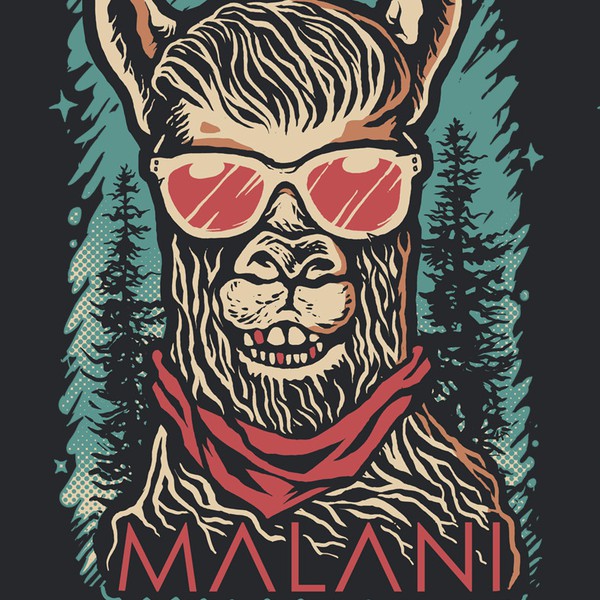 Design by krizvector titled "Llama Design"