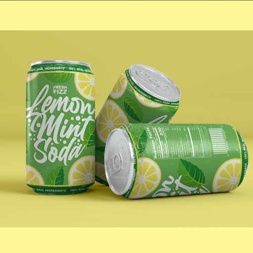 Fresh Fizz Soda Label Design by Giulio Villa