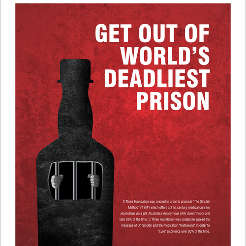 Want to help cure alcoholism? Create a poster. Seriously! Postcard