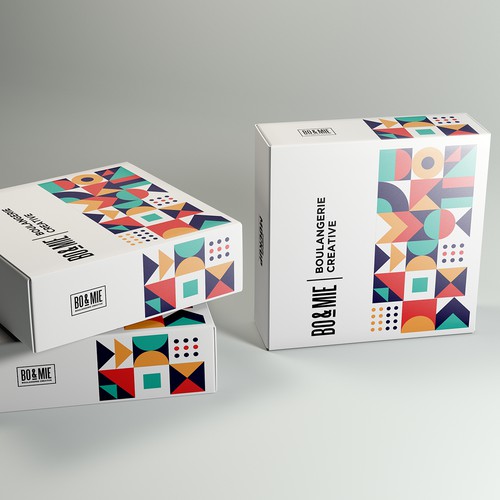 Design a box for the #1 fast growing french bakery company ! Design by Shark1@