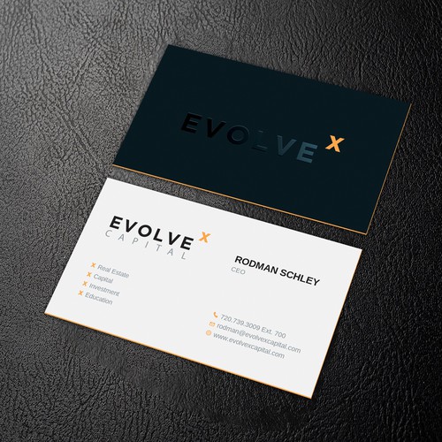 Design a Powerful Business Card to Bring EvolveX Capital to Life! Ontwerp door Rakibh