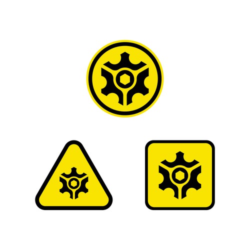 AI Warning/Hazard Symbol Design by eRsiti_Art