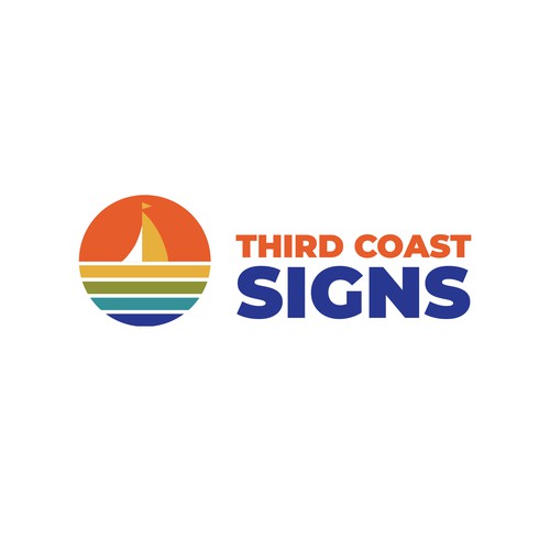 New vibrant business logo and branding for a sign making company serving Chicago Design by Azwar_Design®