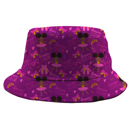 Bucket Hat Designs for Girls (black culture theme) Design by ash00 Designs