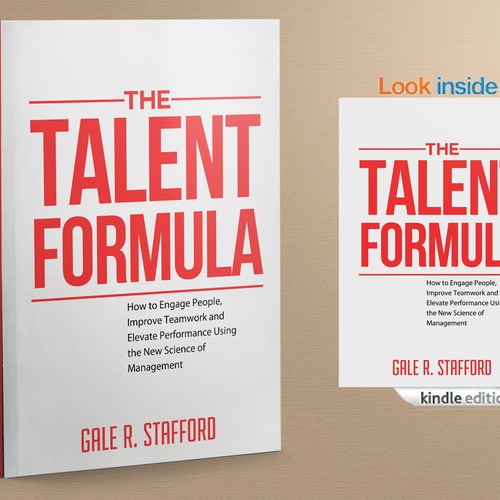 Create a book cover for "The Talent Formula" (soon to be published) Design by Ranno