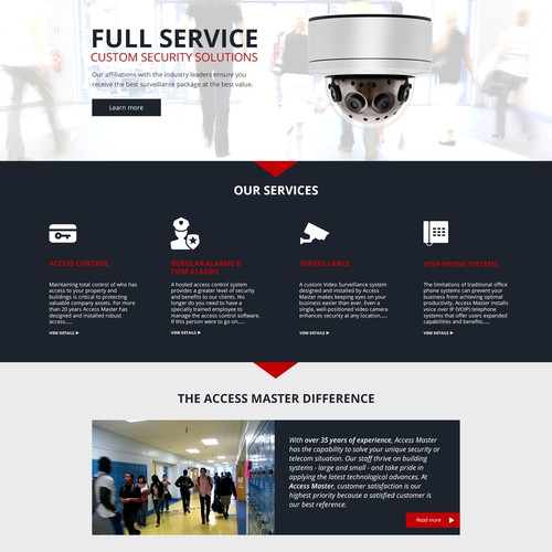 Landing Page - Access Master Design by STREN(UA)