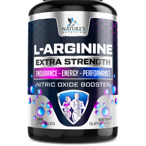 Powerful L-Arginine Capsules Design Needed for Nature's Nutrition Design by ZAKIGRAPH ®